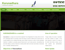 Tablet Screenshot of karunadhara.org